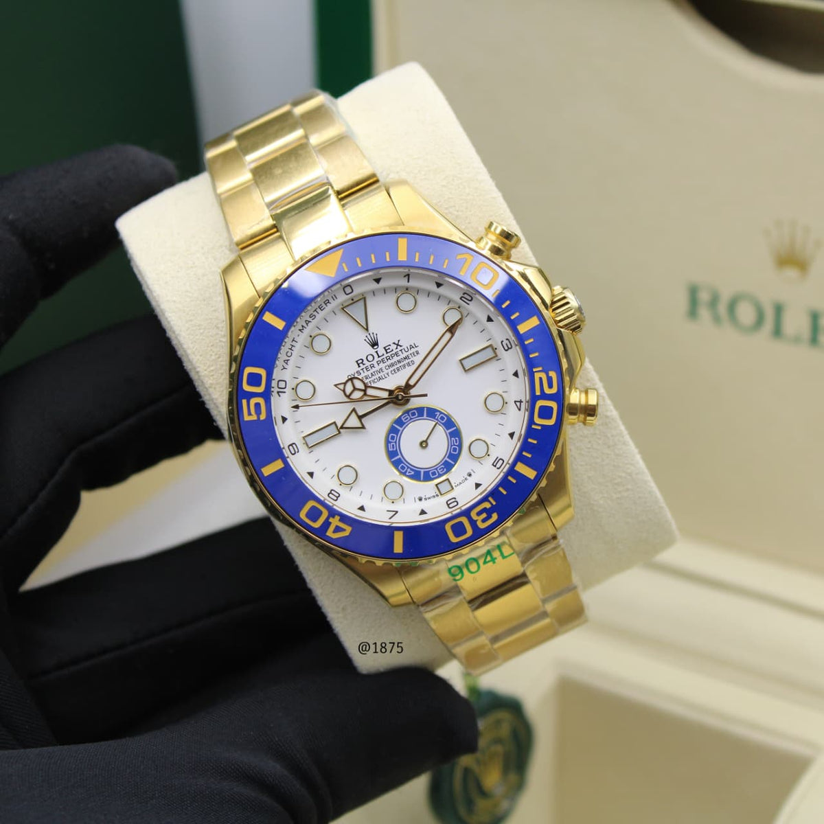 Rolex Watch - Gold & White