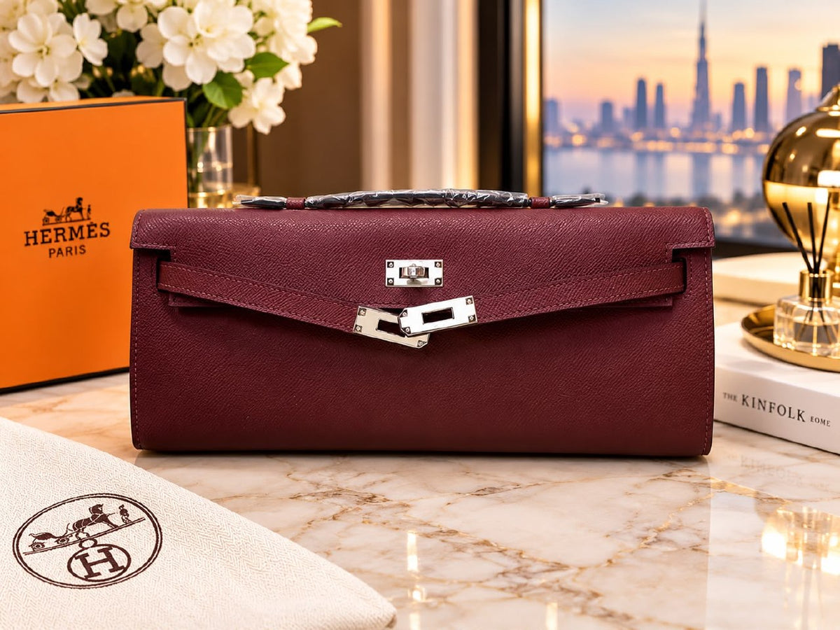 Hermès Top-Handle Handbag - Burgundy
