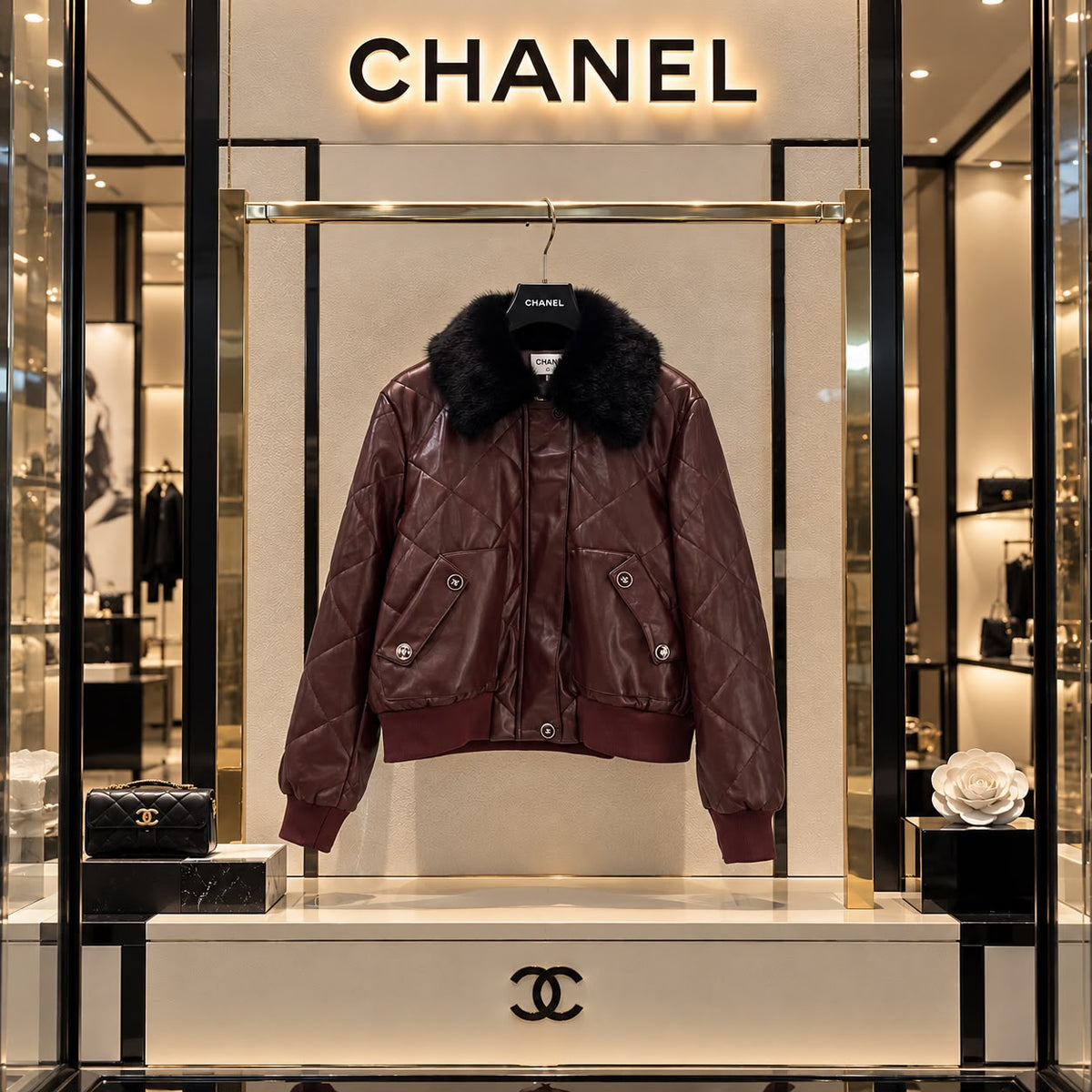 Chanel Jacket - Burgundy