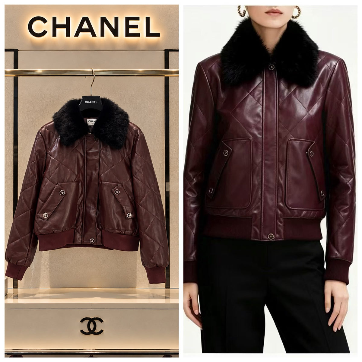 Chanel Jacket - Burgundy