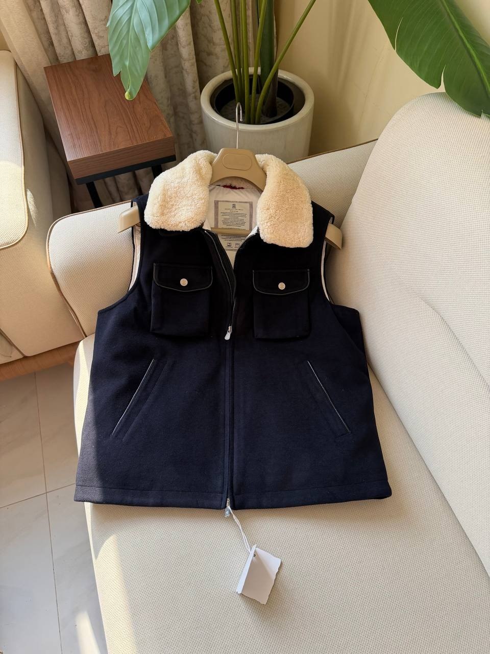 Brunello Cucinelli Vest - Dark Navy
