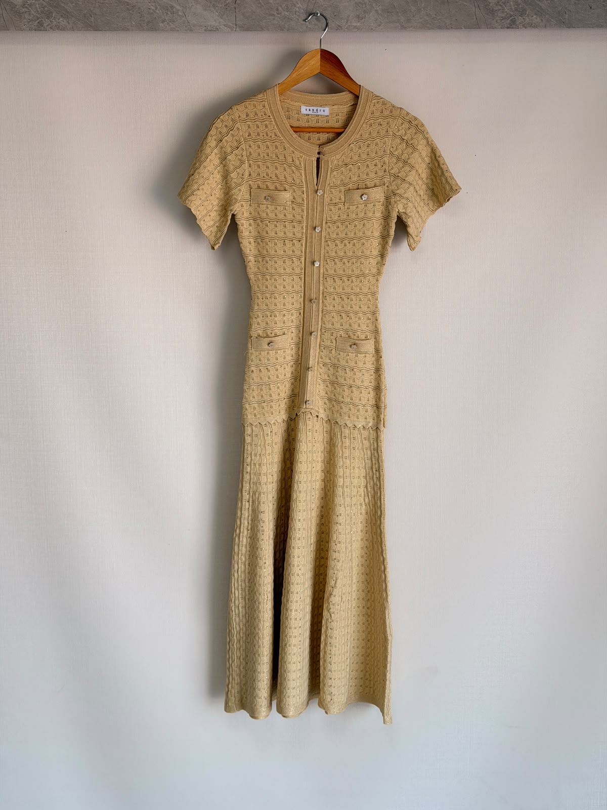 Sandro Dress - Beige