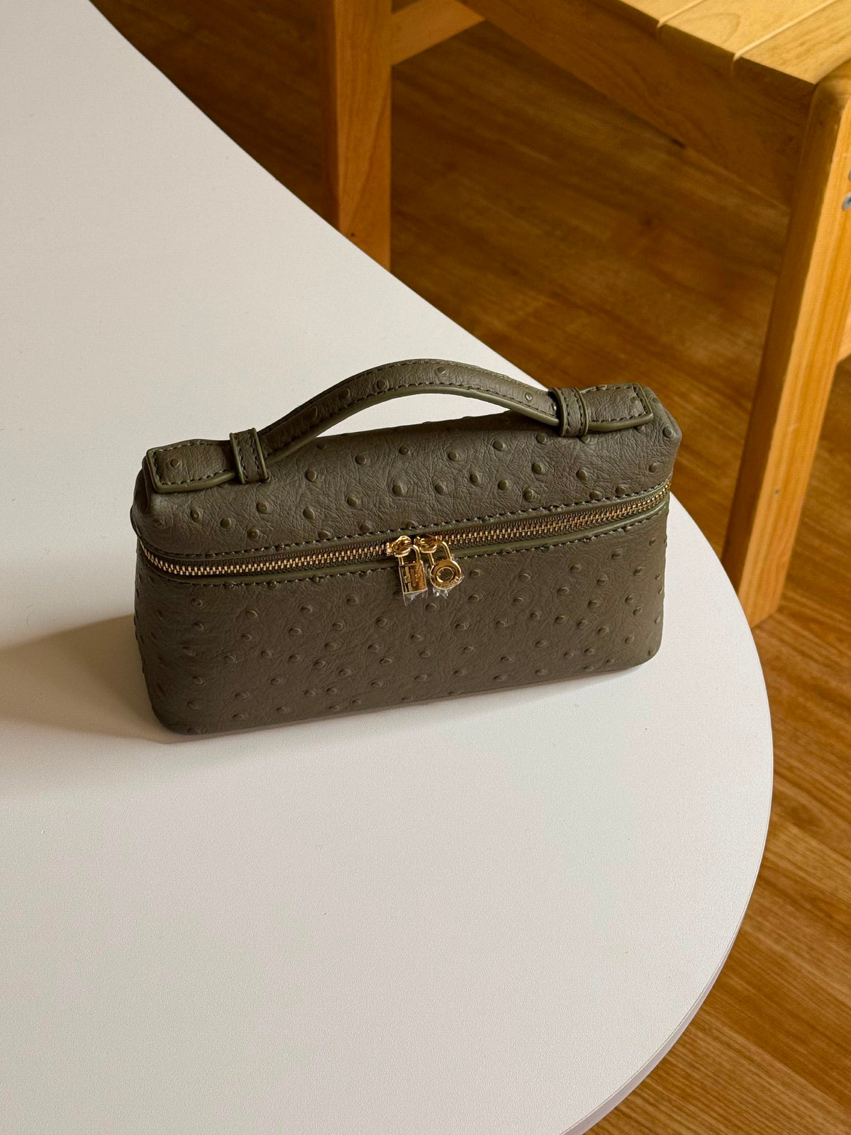 Loro Piana Handbag - Green Embossed