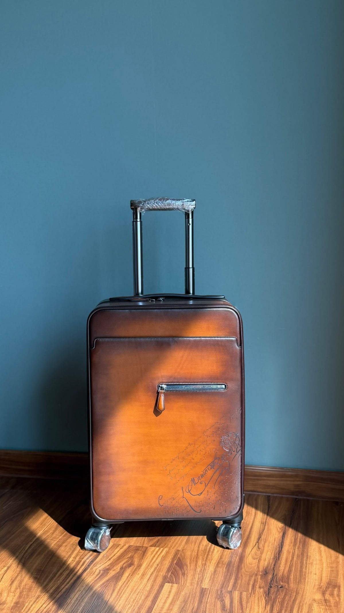 Berluti Gradient Script Suitcase - Brown