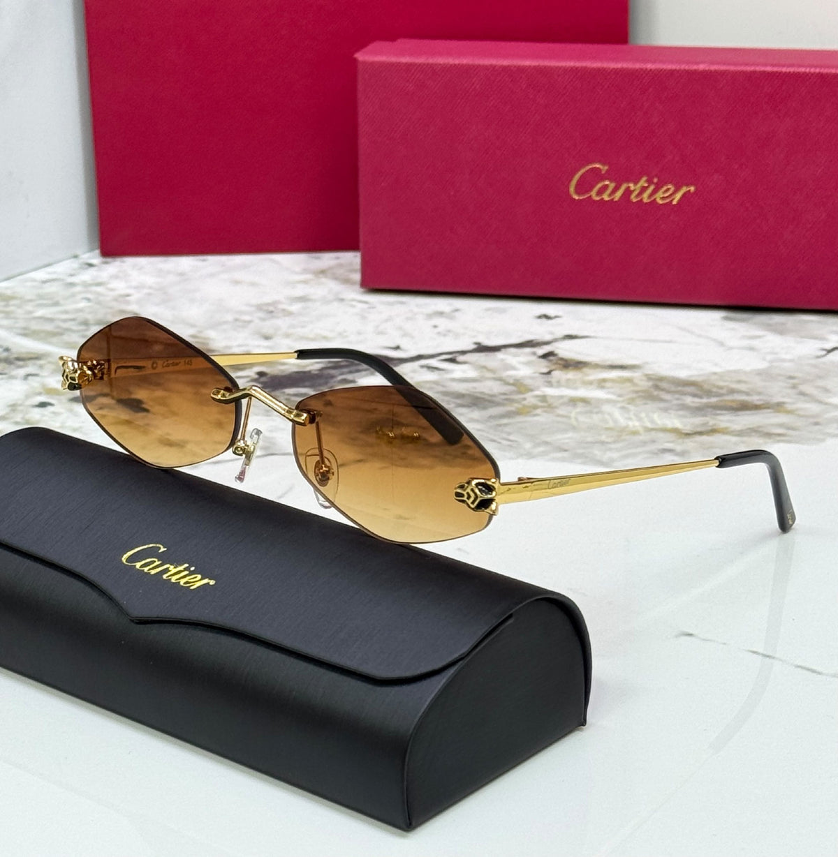 Cartier Rimless Sunglasses - 