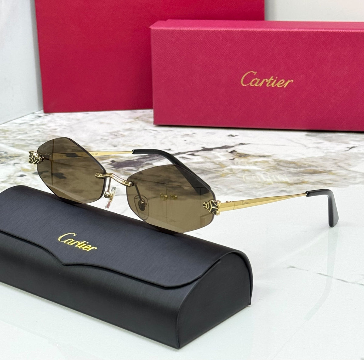Cartier Rimless Sunglasses - 