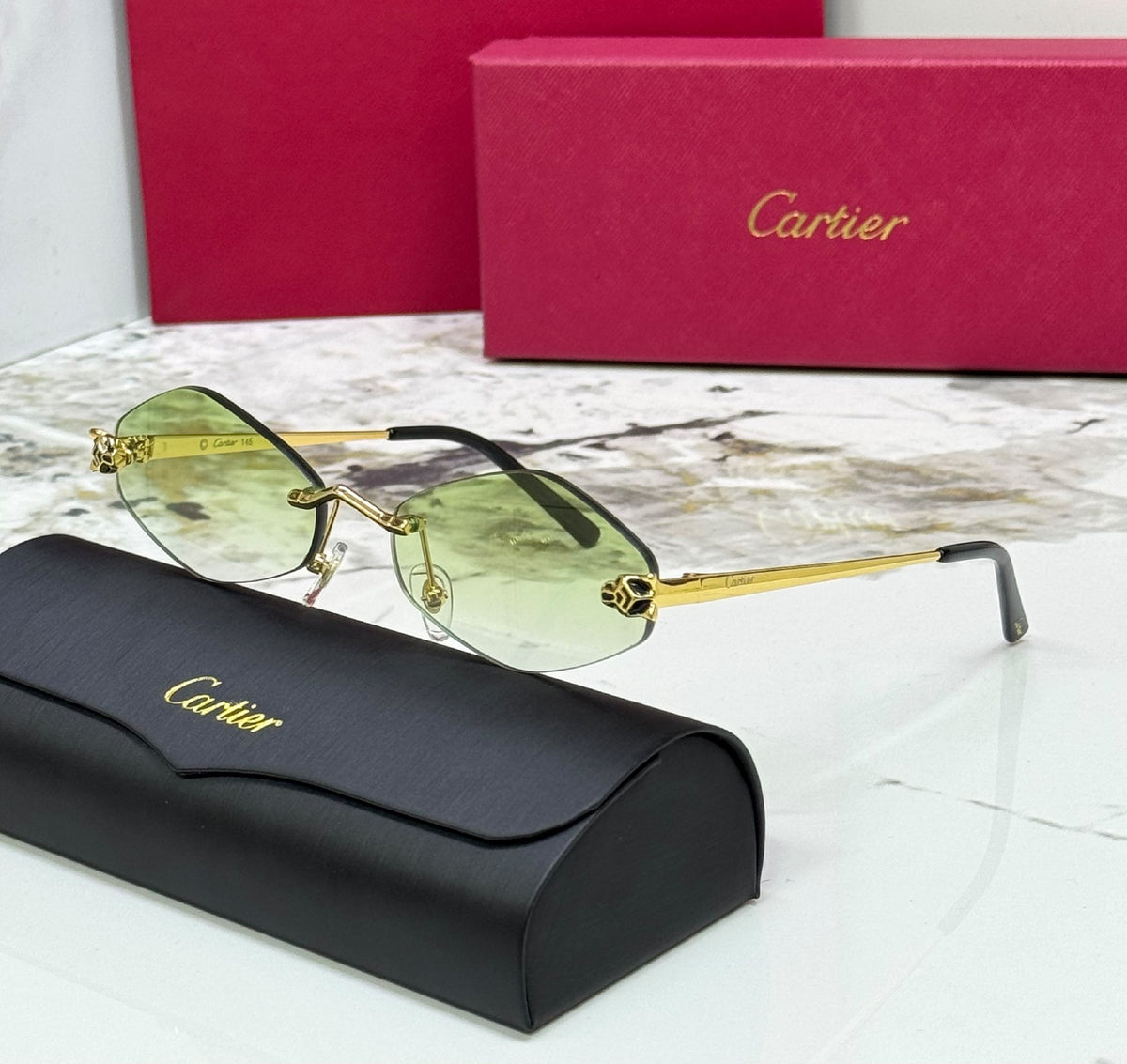 Cartier Rimless Sunglasses - 