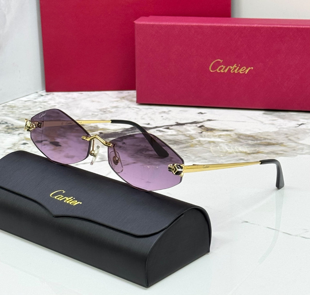 Cartier Rimless Sunglasses - 