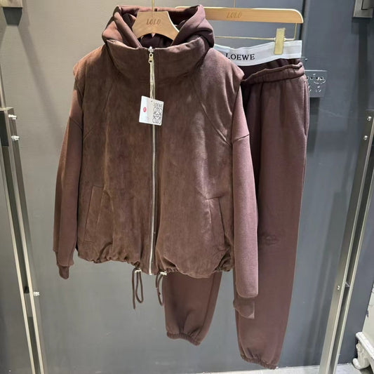 Loewe Soft Vest Set - Brown