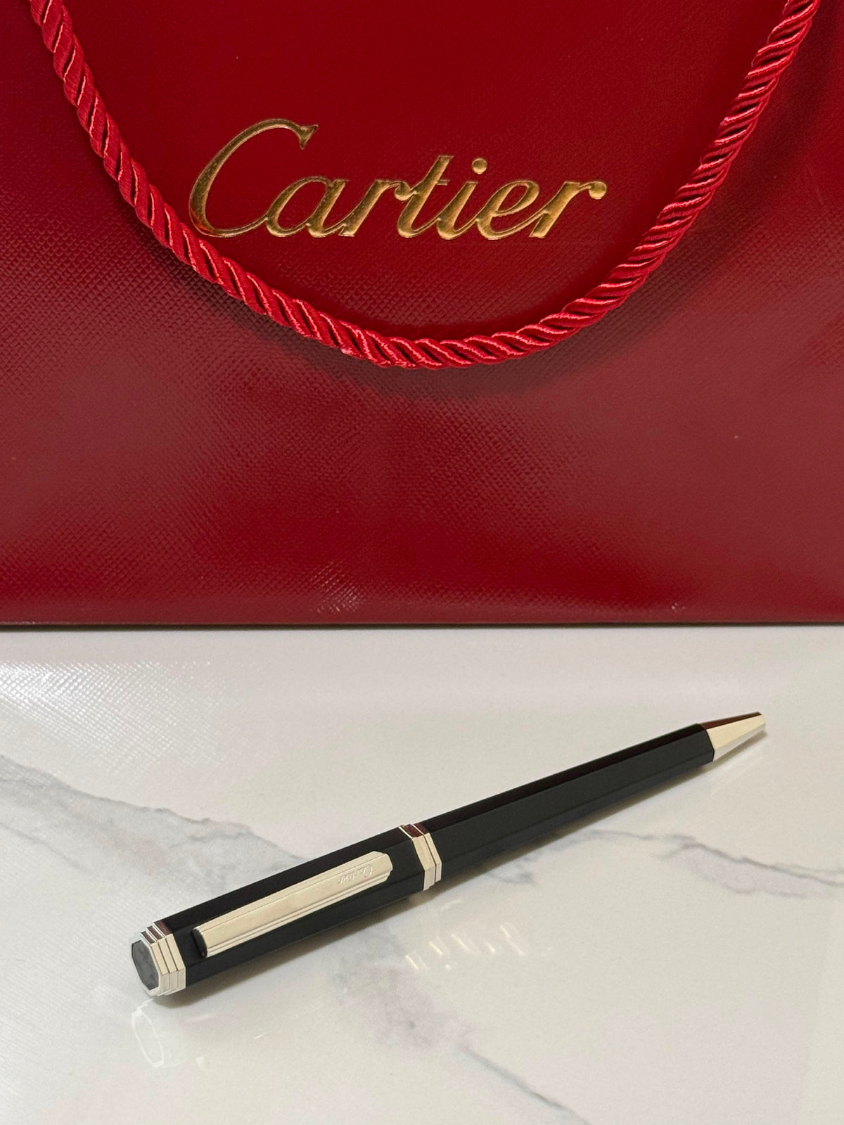 Cartier Pen - Silver, Black, Gold