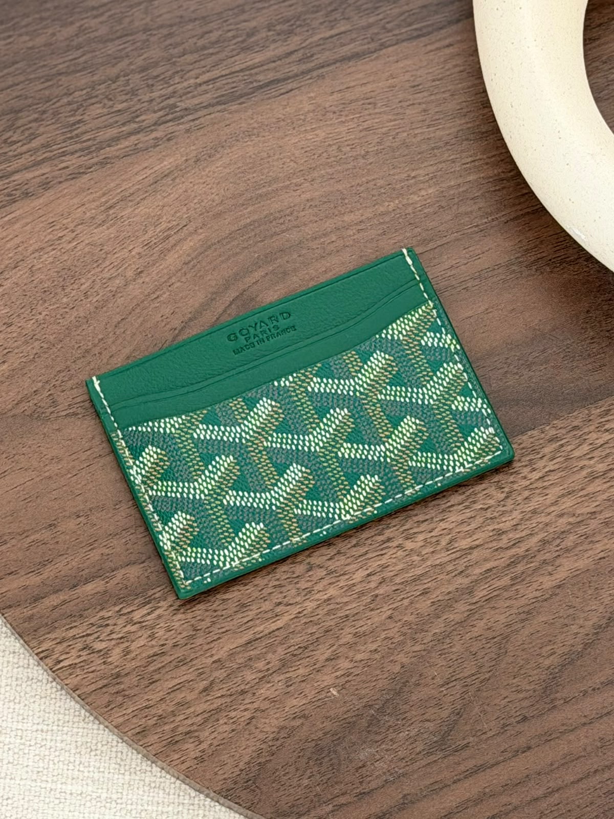 Goyard Card Holder - Green