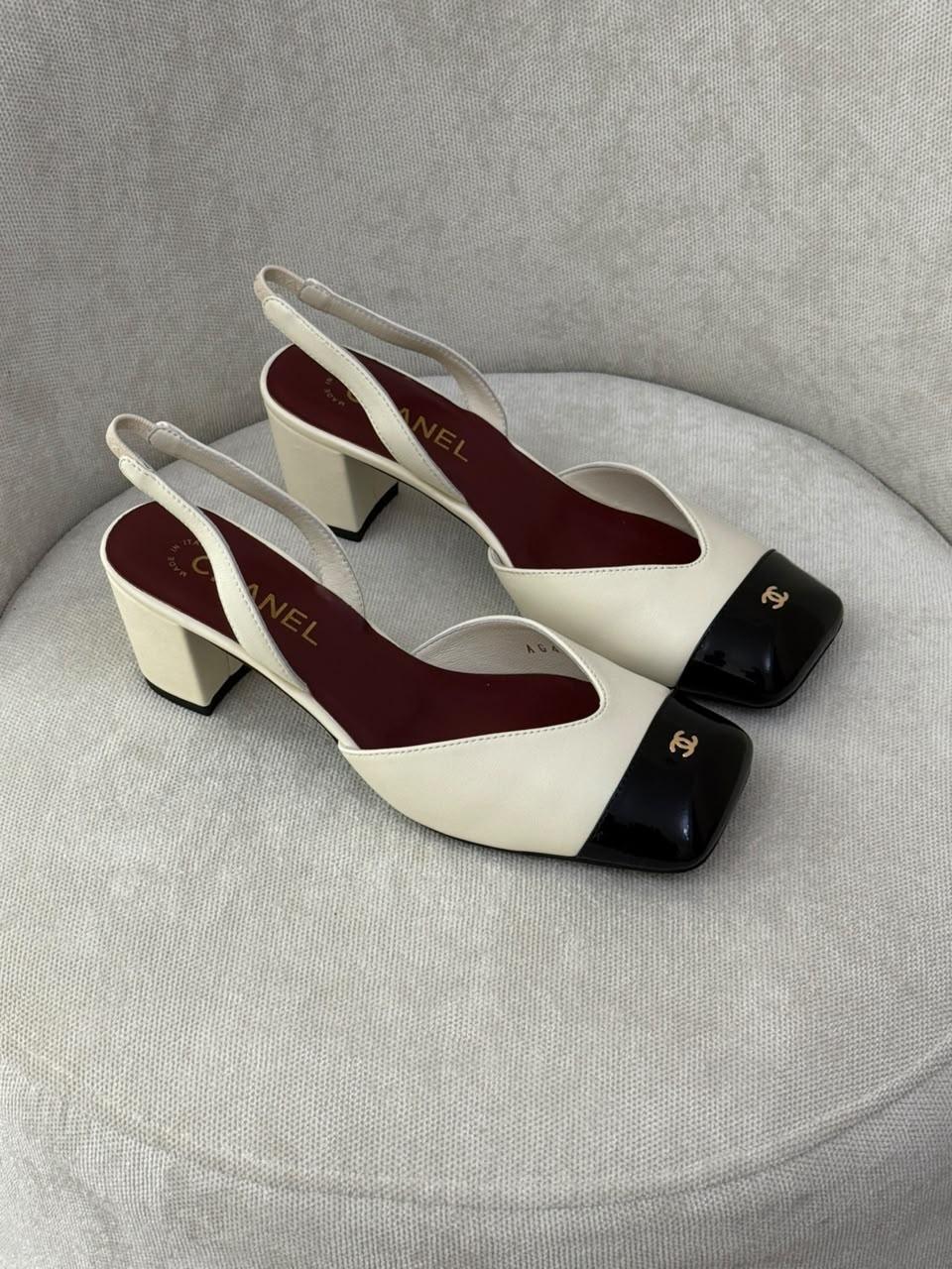 Chanel Heels - White & Black