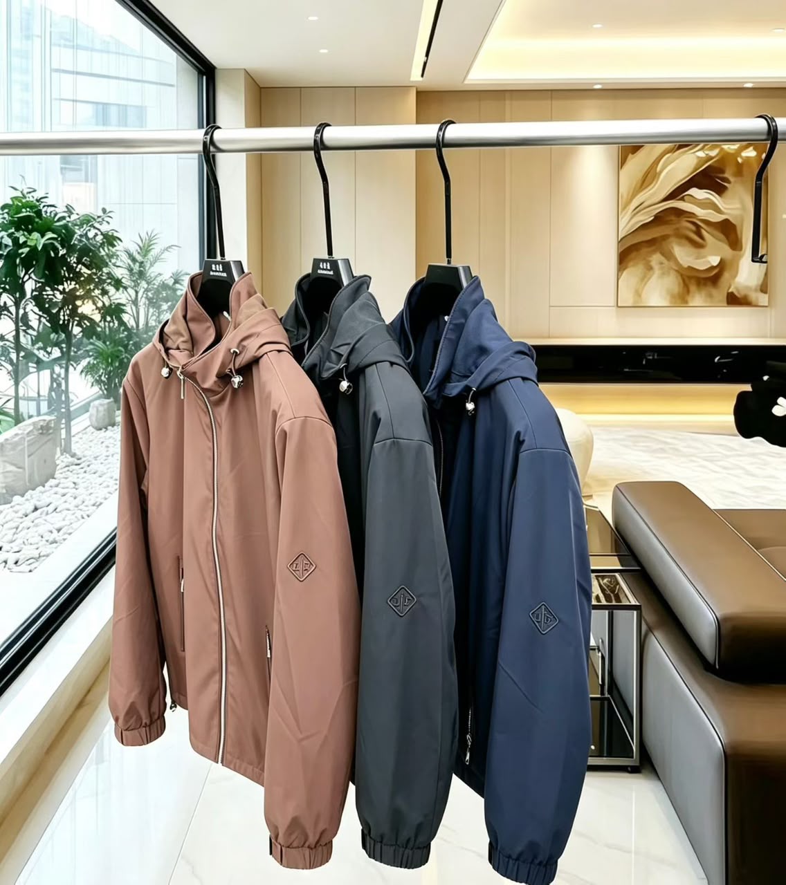 Loro Piana Hooded Jacket - Black, Brown, Navy