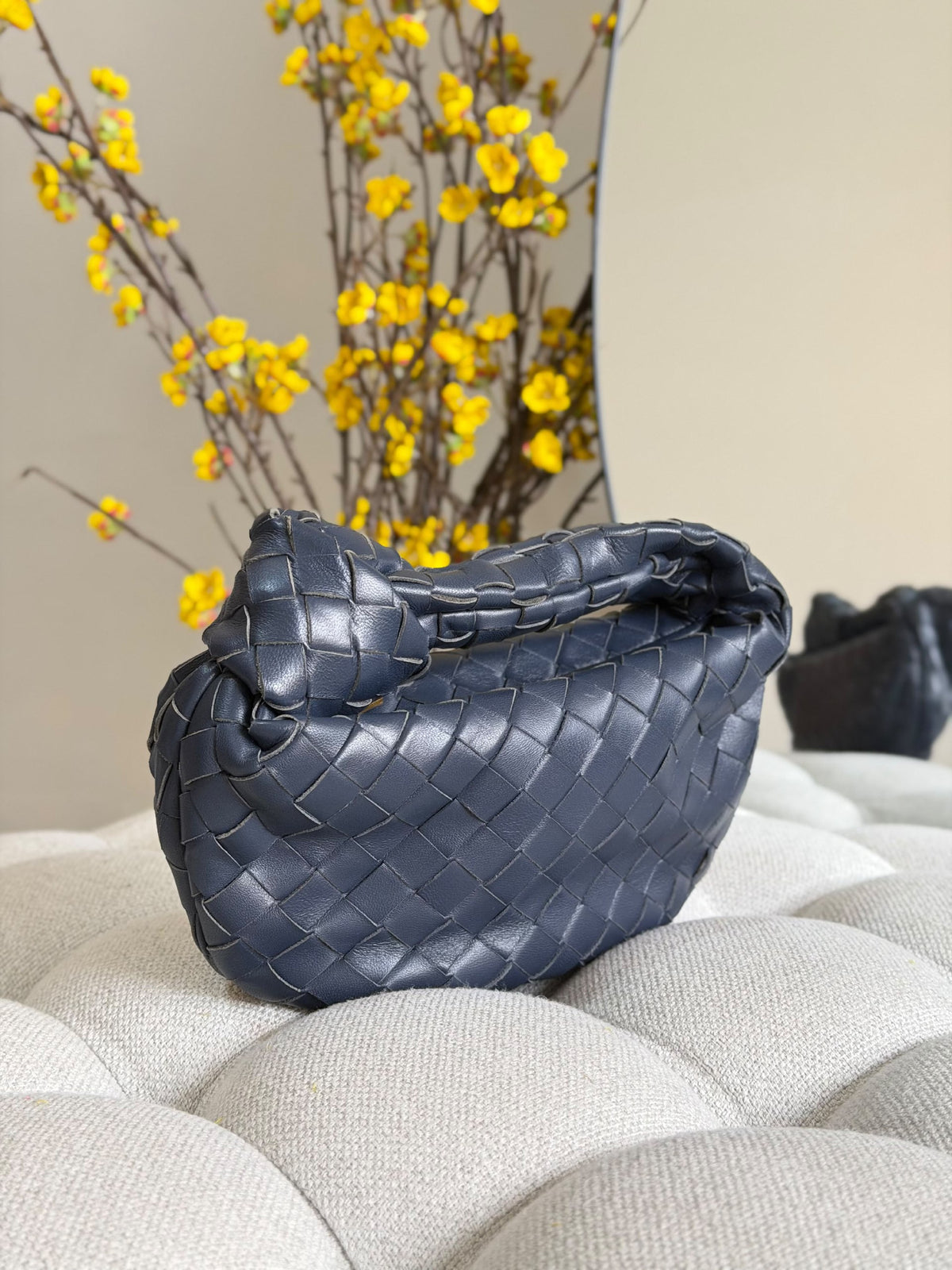 Bottega Veneta Shoulder Bag - Navy