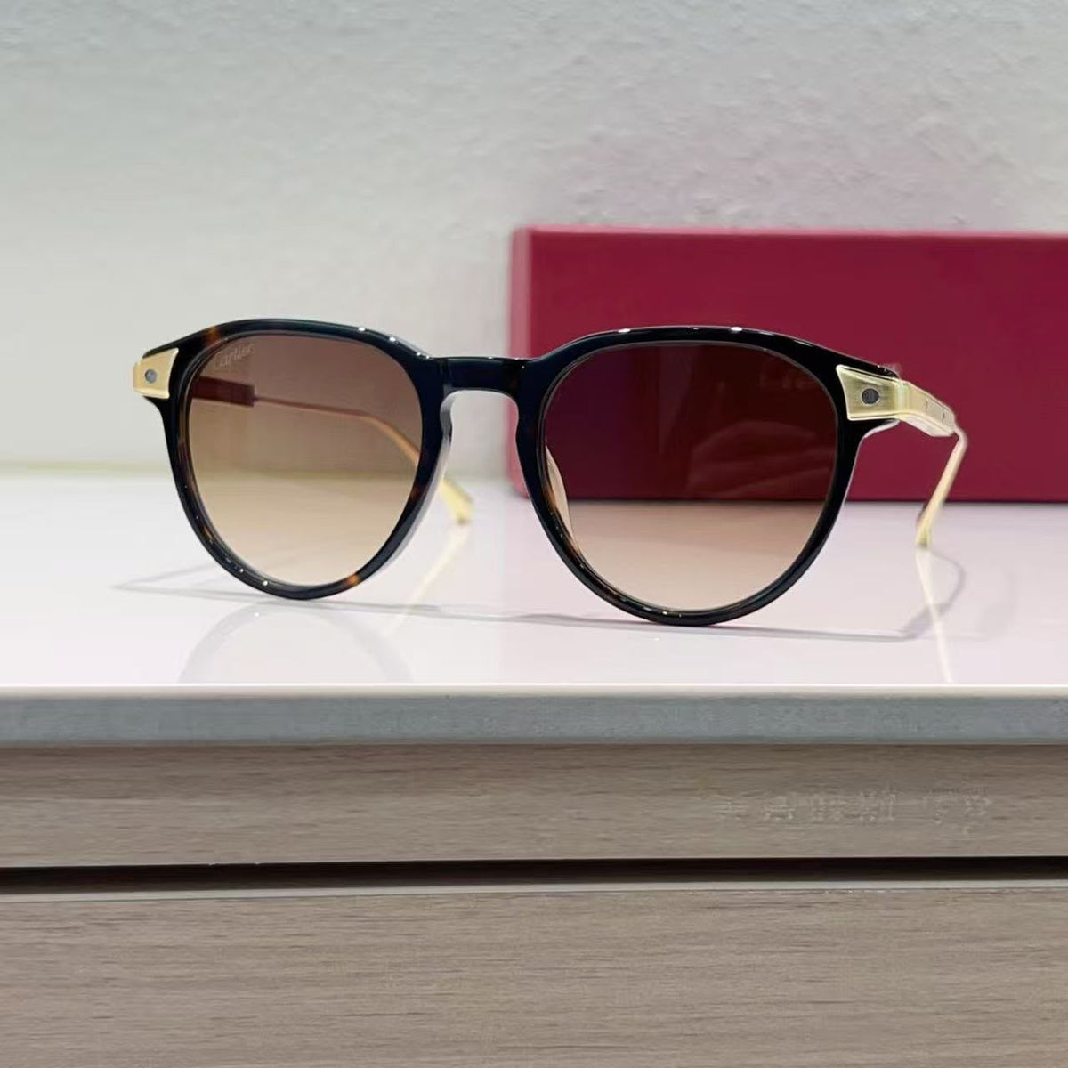 Cartier Rounded-Frame Sunglasses - 