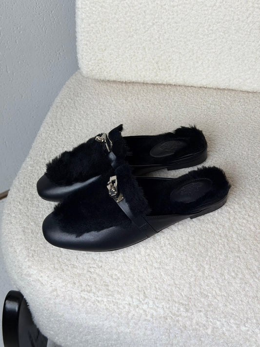 Hermès Oz Mule - Black