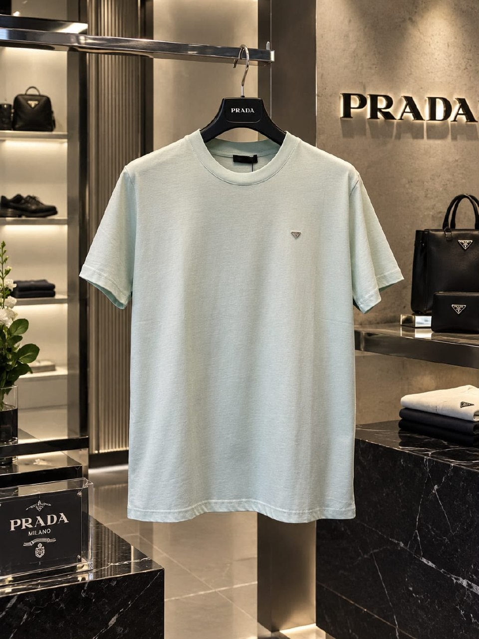 Prada T-Shirt - Light Blue