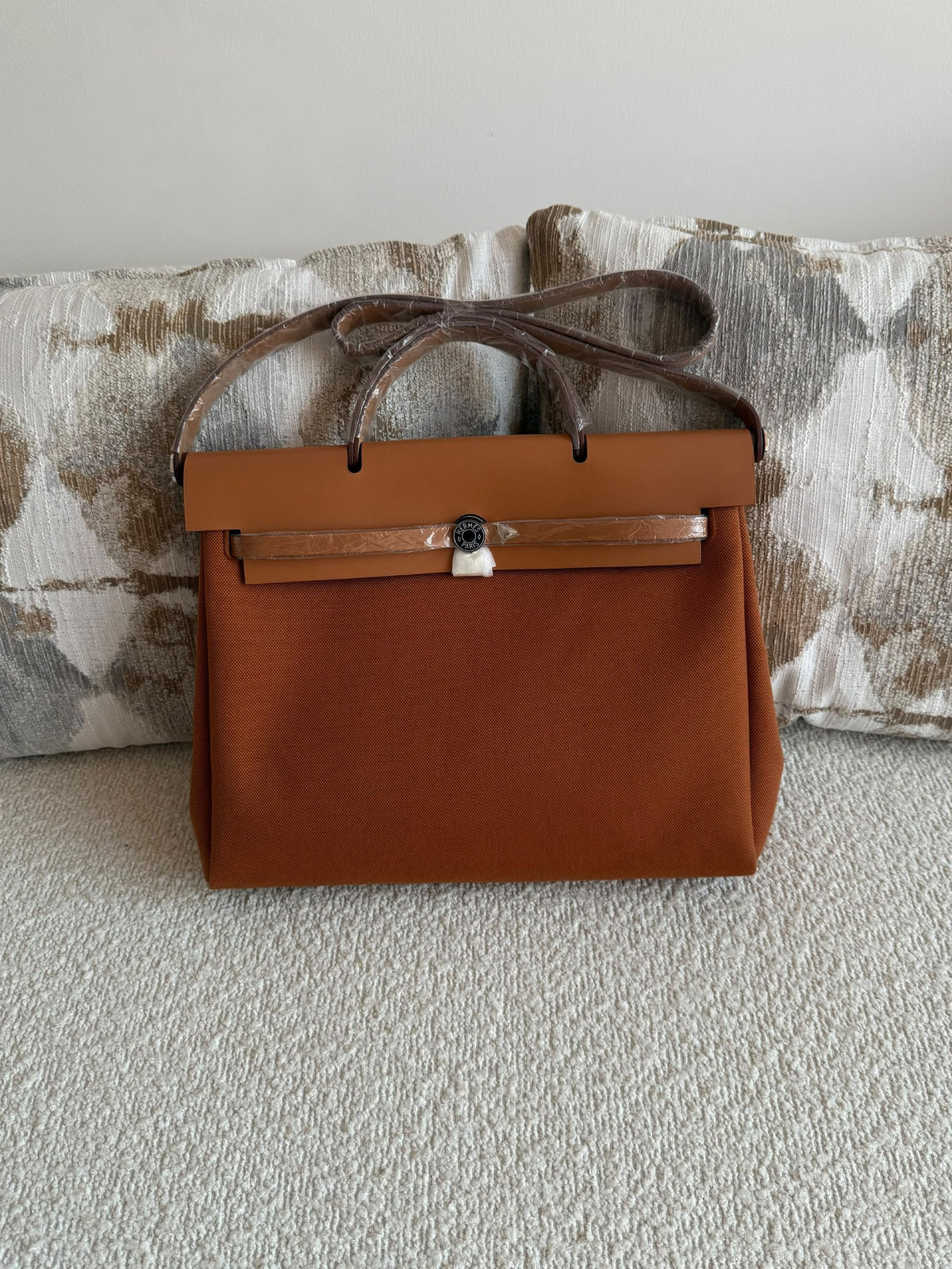 Hermès Herbag Handbag - Orange