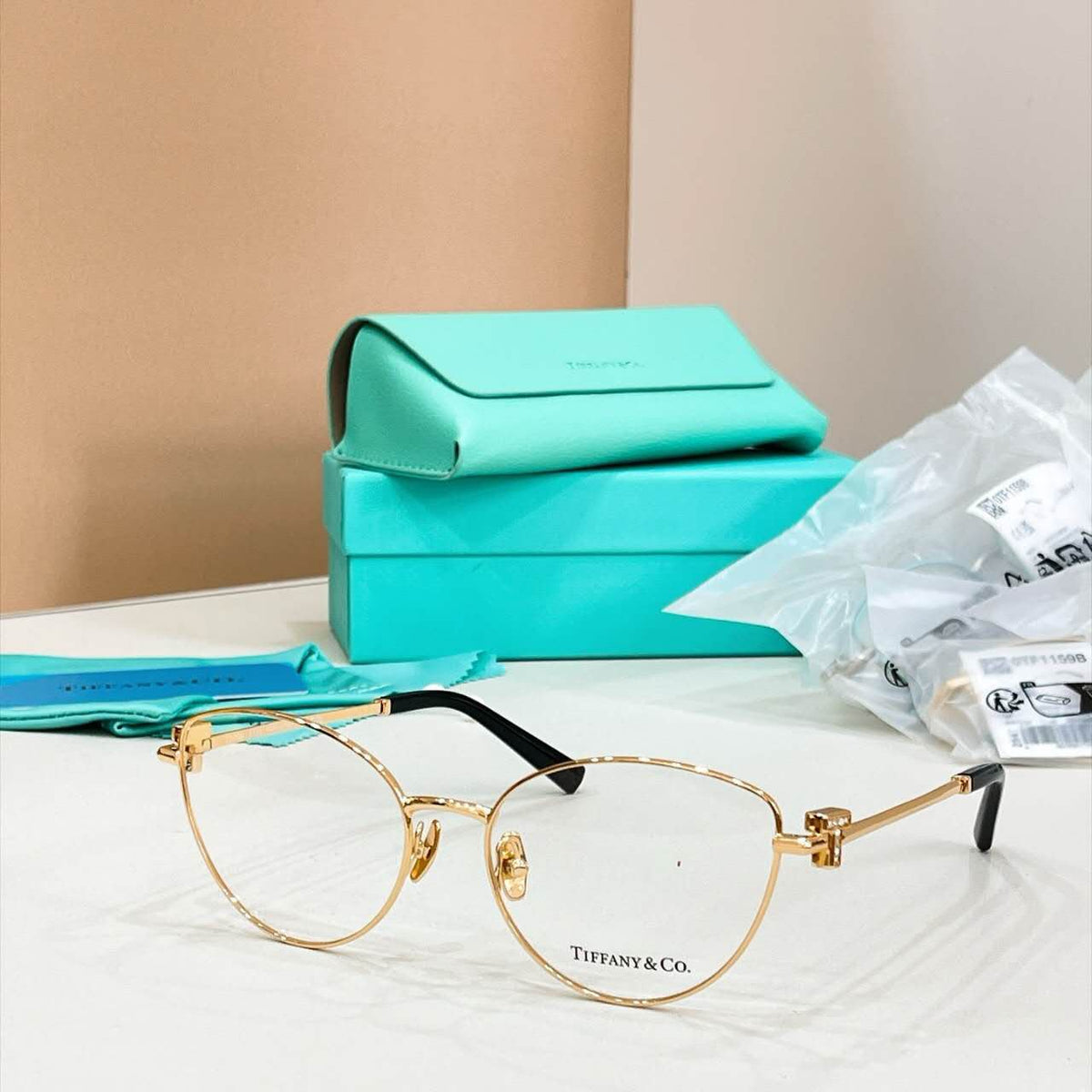 Tiffany & Co. Sunglasses - Gold & White