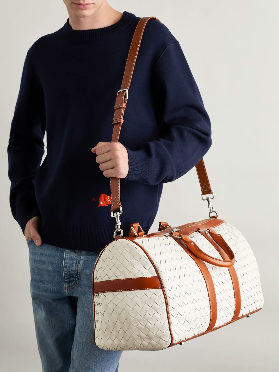 Bottega Veneta Travel Bag - White