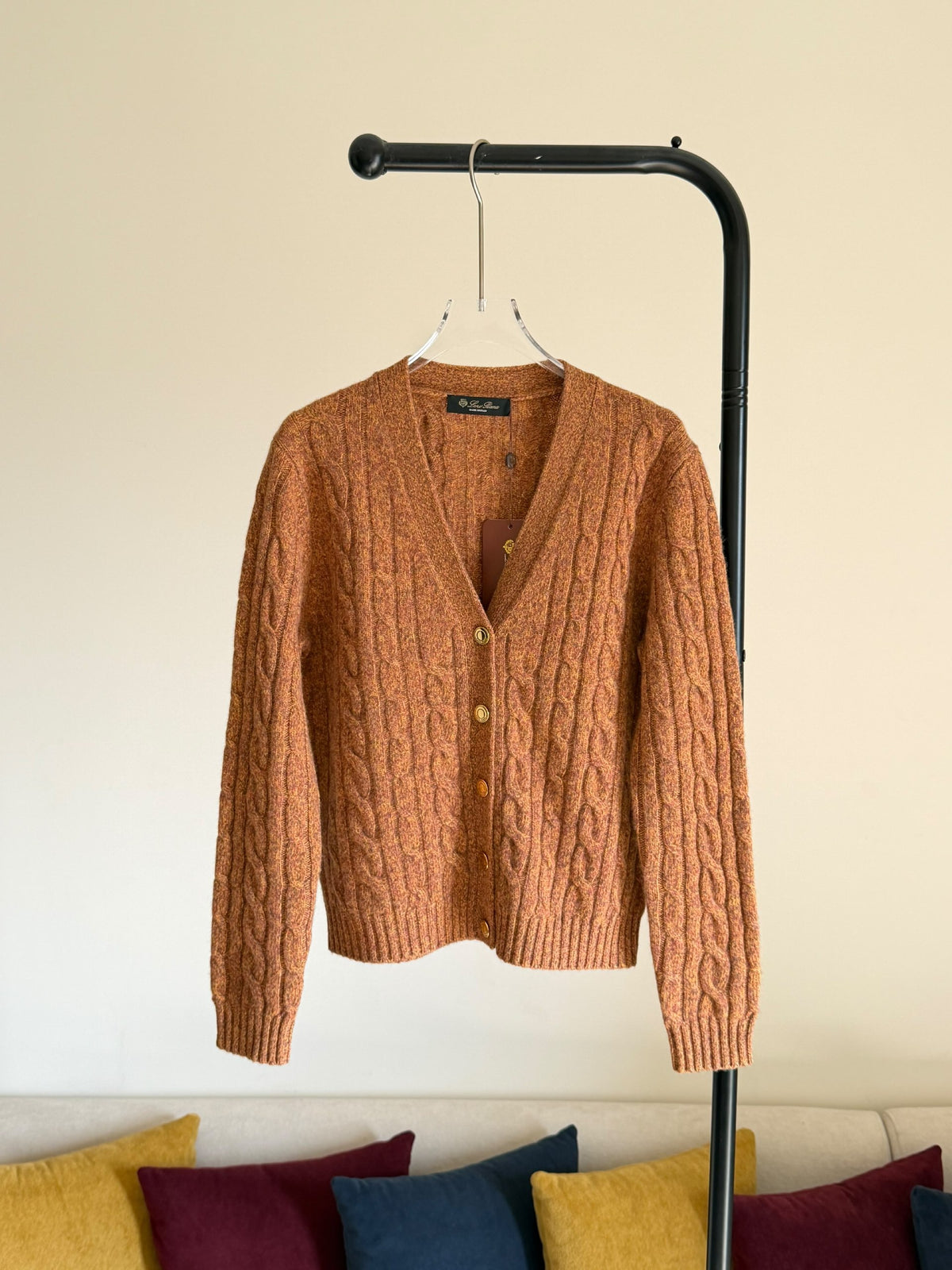 Loro Piana Motif Cardigan - Brown