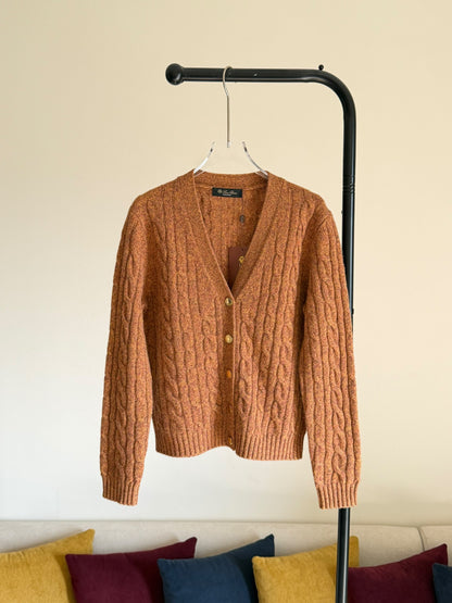 Loro Piana Motif Cardigan - Brown