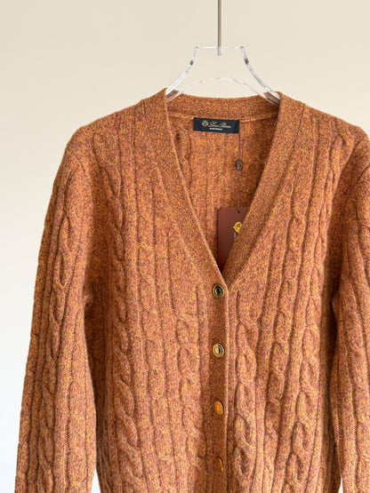 Loro Piana Motif Cardigan - Brown