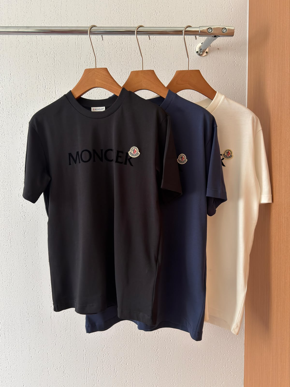 Moncler T-Shirt - White, Navy, Black