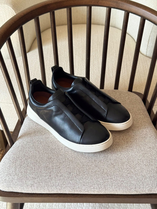 Zegna Panel Sneakers - Black