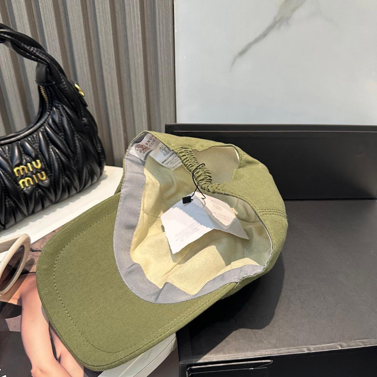 Brunello Cucinelli Cap - Green