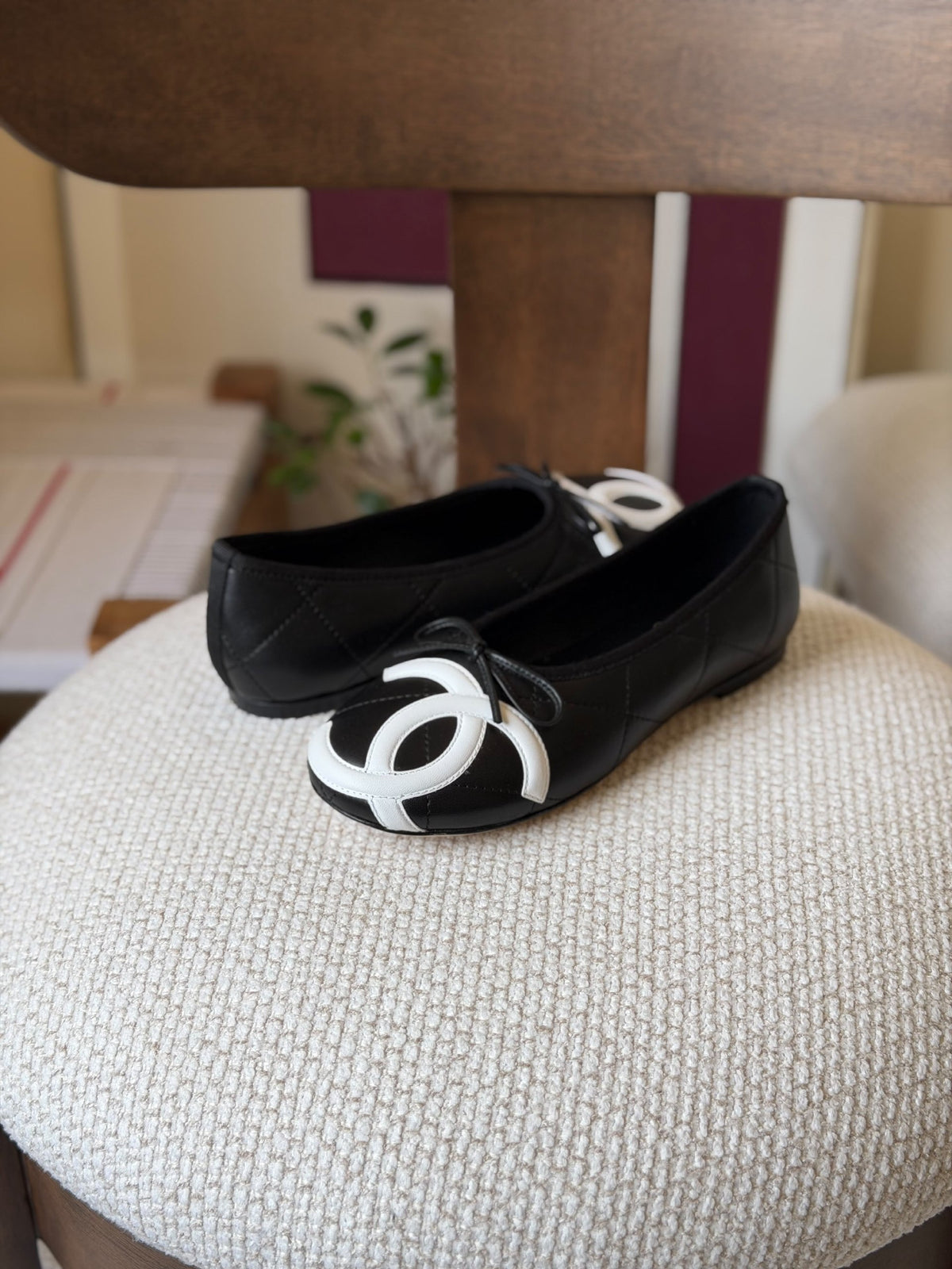 Chanel Slippers - Black