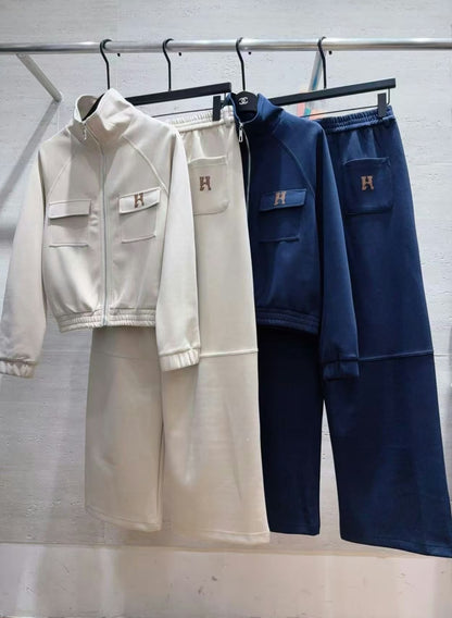 Hermès Set - Beige, Navy