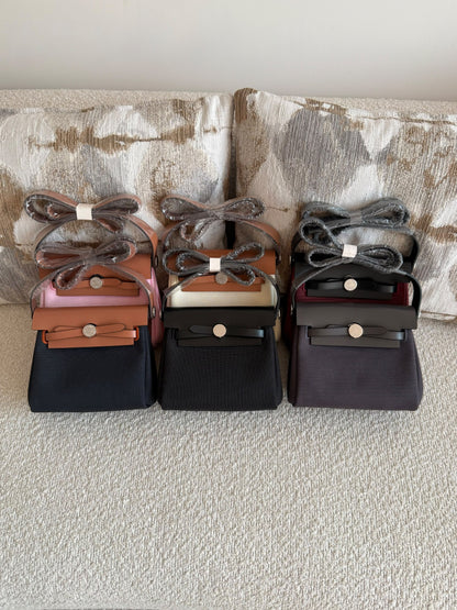 Hermès Shoulder Bag - Dark Grey, Navy, Pink, White, Burgundy, Black
