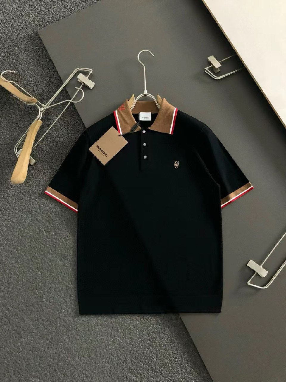 Burberry Polo Shirt - Black