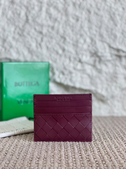 Bottega Veneta Card Holder - Green, Burgundy, Beige, Light Green, Navy, Brown
