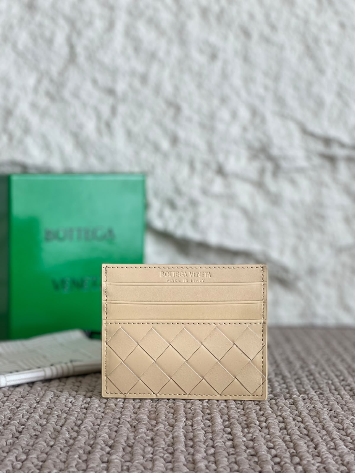 Bottega Veneta Card Holder - Green, Burgundy, Beige, Light Green, Navy, Brown