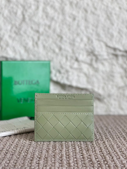 Bottega Veneta Card Holder - Green, Burgundy, Beige, Light Green, Navy, Brown