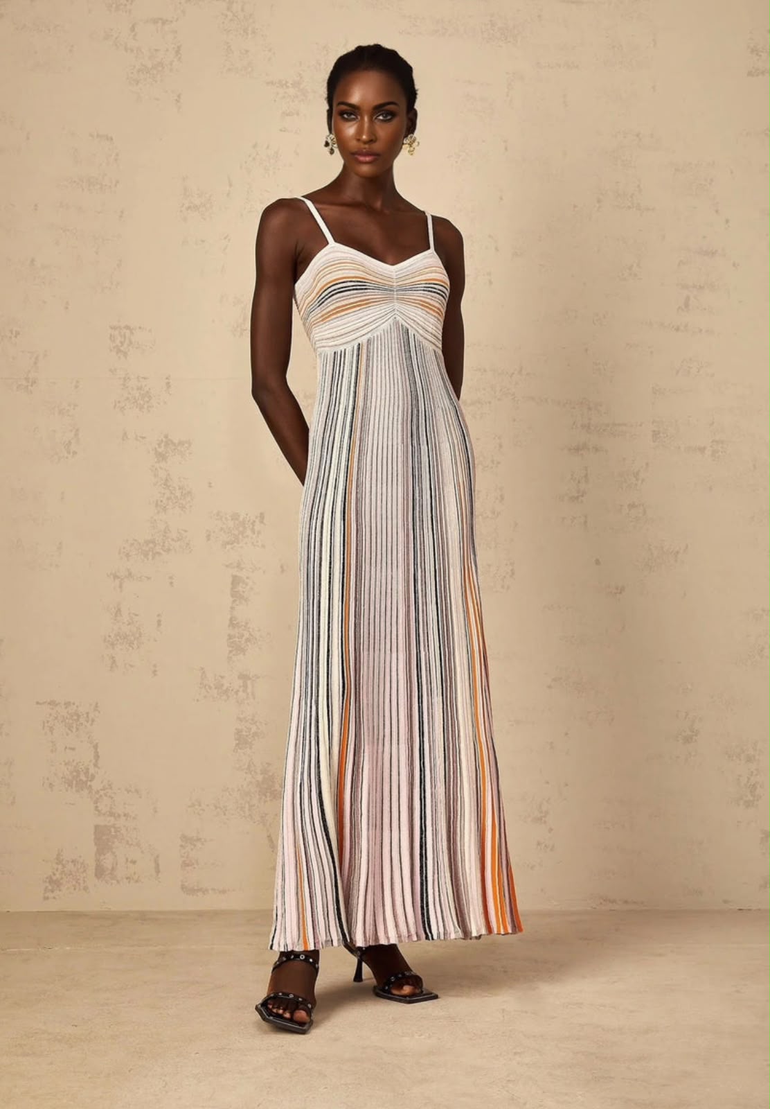 Missoni Dress - White & Orange