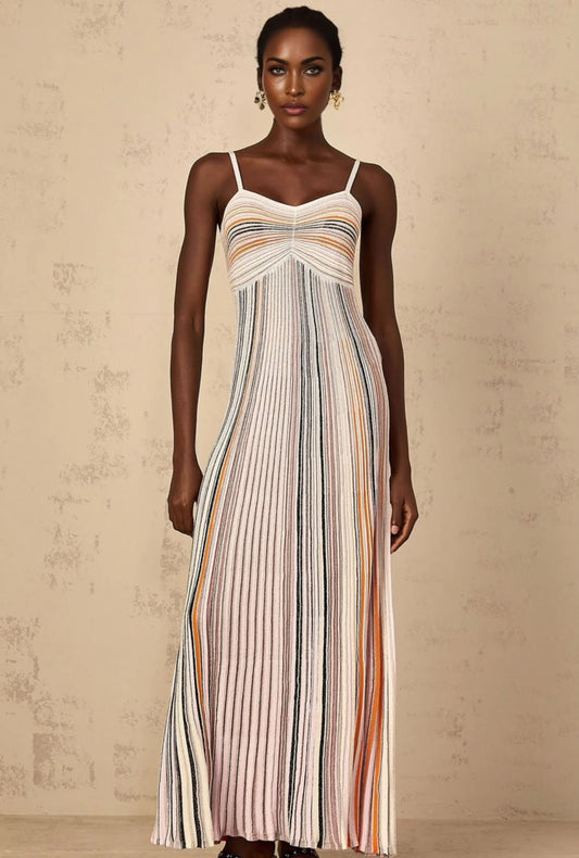 Missoni Dress - White & Orange