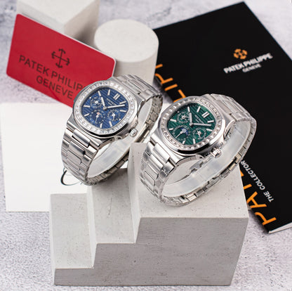 Patek Philippe Watch - Silver & Blue