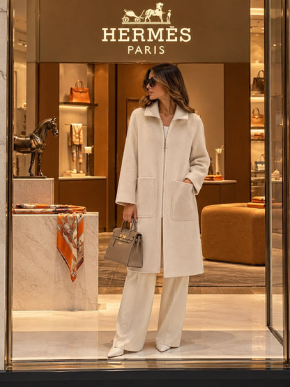 Hermès Coat - White