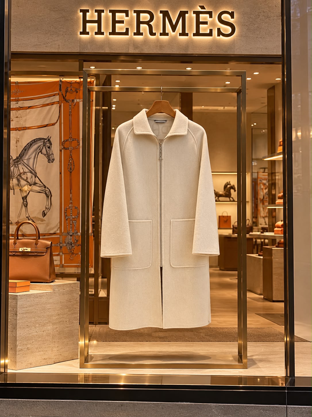 Hermès Coat - White