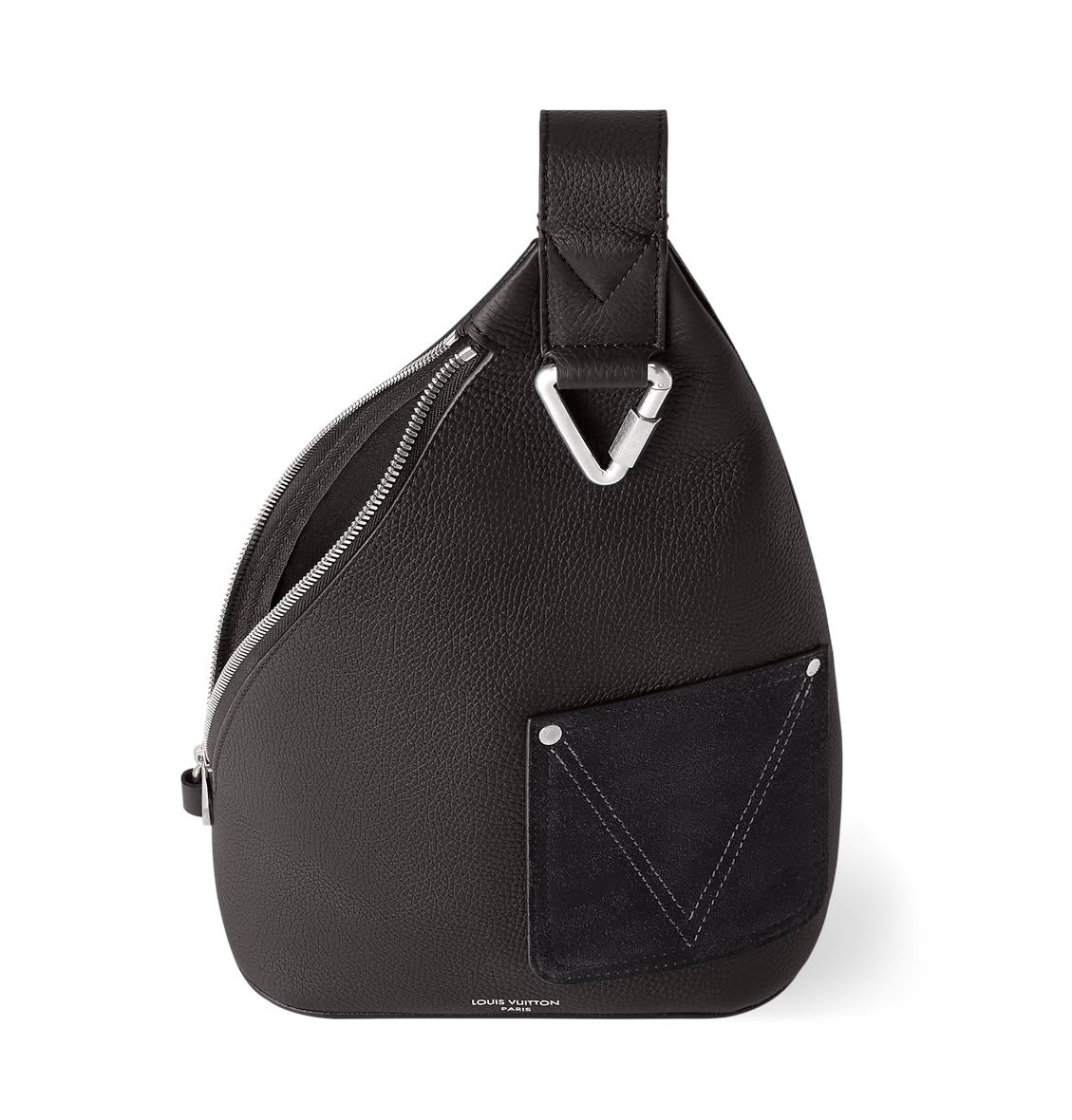 Louis Vuitton Triangle Sling Crossbody Bag - Black
