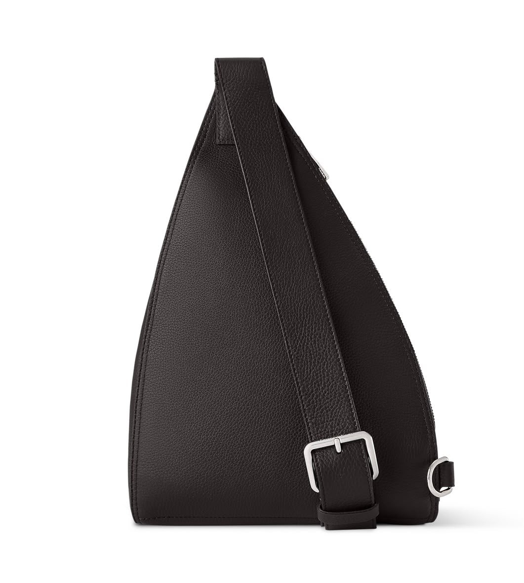 Louis Vuitton Triangle Sling Crossbody Bag - Black