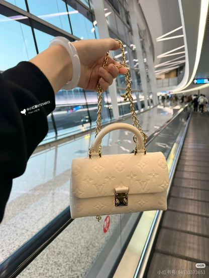 Louis Vuitton Compact Flap Handbag - White Monogram