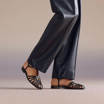 Hermes Cage Slippers - Black