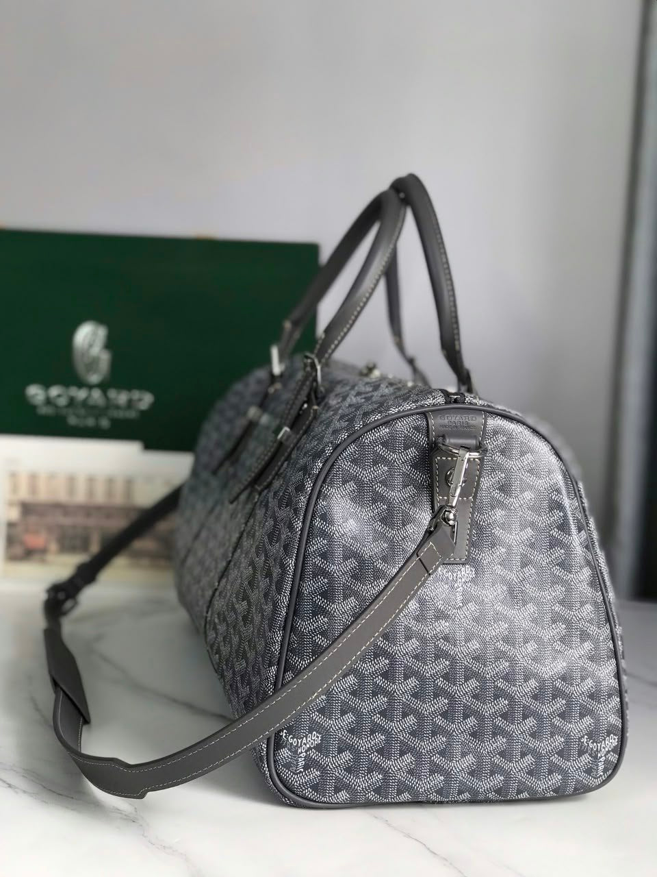 Goyard Duffel Bag - Grey