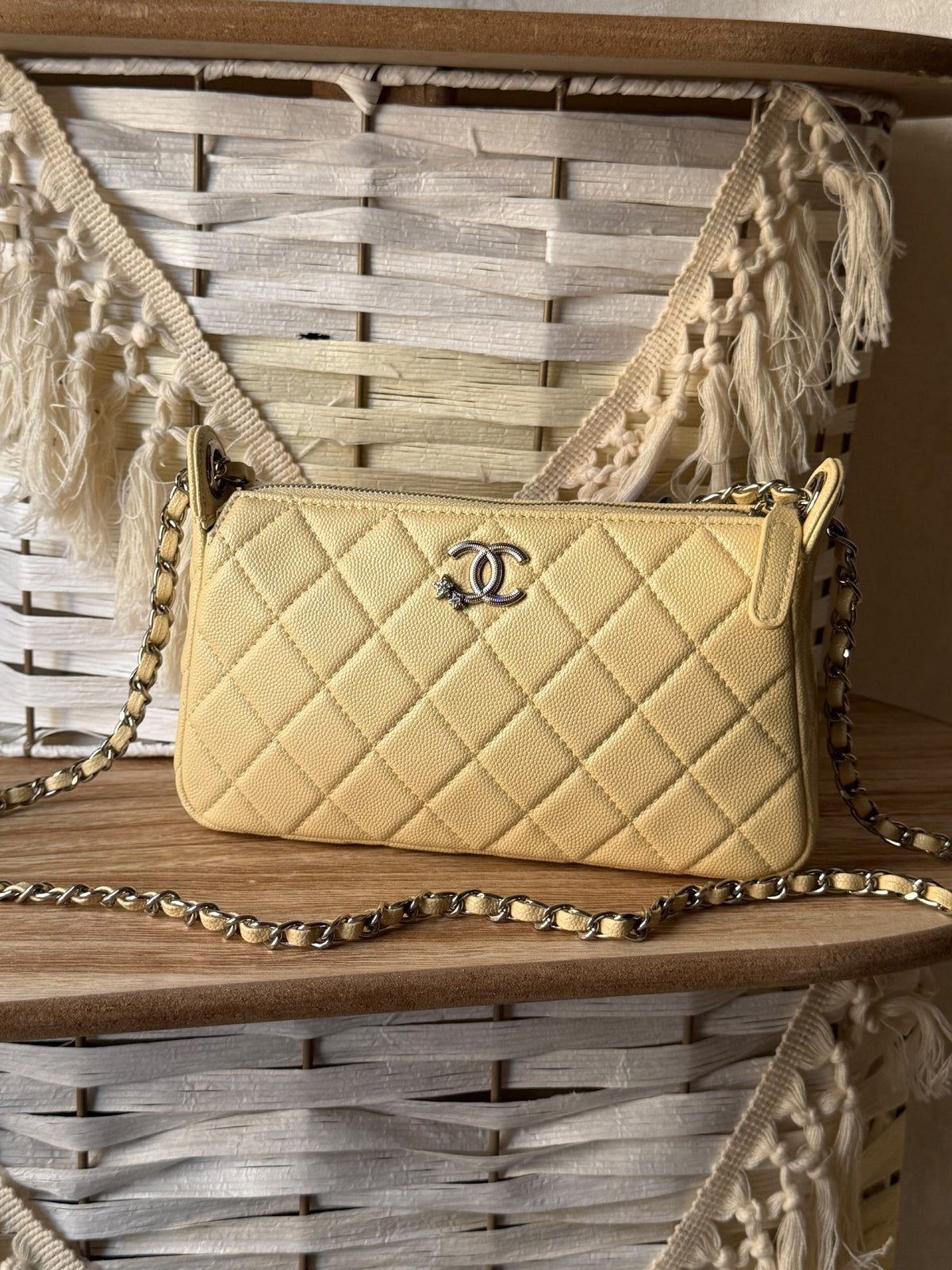 Chanel Shoulder Bag - Beige