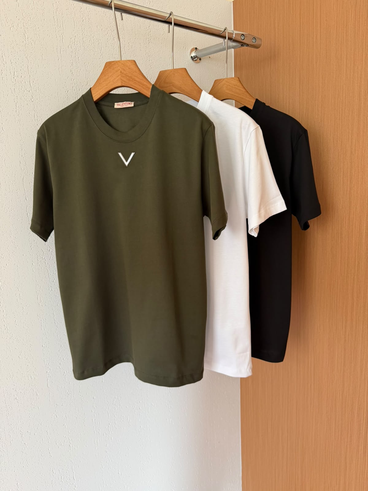 Valentino T-Shirt - Black, White, Green
