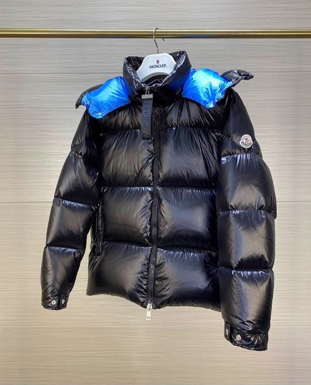 Moncler Yoke-Panel Hooded Jacket - Black